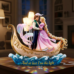 Romantic Couple Acrylic Light Box - Personalized Gifts For Couple 04pglu011225