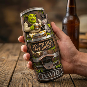 Woodland Ogre Wall Hanging Bottle Opener - Personalized Gift 04HADT210726