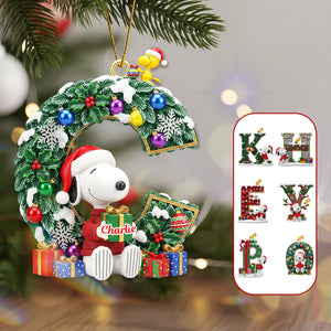 Personalized Gifts For Christmas Alphabet Acrylic Ornament 04namg050925