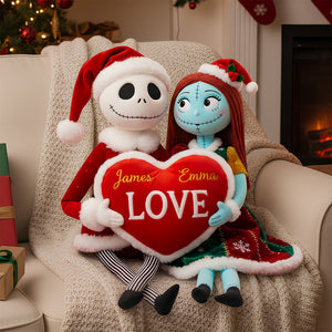 Christmas Couple Custom Shaped Pillow - Personalized Gifts For Couples 05TODT081125
