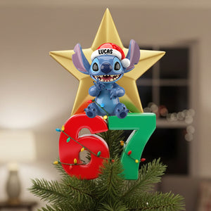 Cute Character Acrylic Tree Topper Personalized Funny Gifts For Christmas 05natn241125