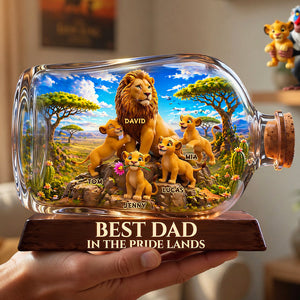 Best Dad In Pride Land Acrylic Plaque - Personalized Gifts For Dads 04TODT280426