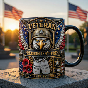Proudly Served Magic Ceramic Coffee Mug - Personalized Gifts For Veterans 04TYQN270526
