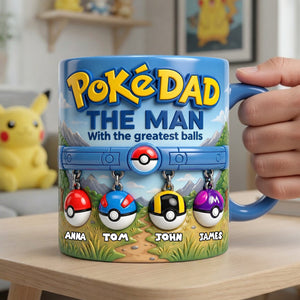 Monster Trainer Coffee Mug - Personalized Gifts For Dad 03nalu250426