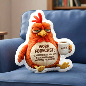 Sarcasm Office Worker Custom Shape Pillow, Personalized Gifts For Coworkers 05qhtn141125