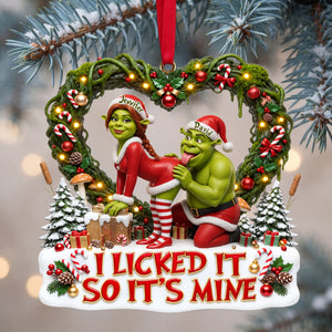 Playful Couple Acrylic Ornament - Personalized Gifts For Couple 04tylu140926