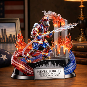 25 Years Rememberance Firefighter Plaque 05QHDH240726-Homacus