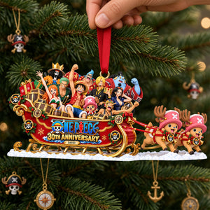 30 Years of Ocean Adventure Ornament – Personalized Christmas Gift for Anniversary 09OHLU201026