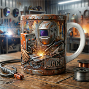 Proud Welder Coffee Mug - Personalized Gifts For Welders 08TGLU271125