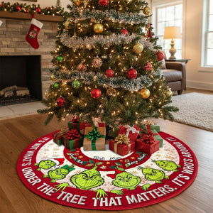 Christmas Gift For Kid Monster Quilted Tree Skirt 01pgmg150925-Homacus