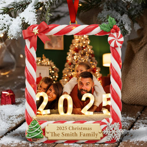 Christmas Picture Frame Acrylic Ornament - Custom Photo Gifts For Family 01HYQN071125