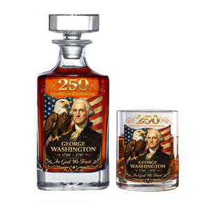 250th Anniversary Decanter Set - Personalized Gifts For Drinking Lovers 04huqn240226