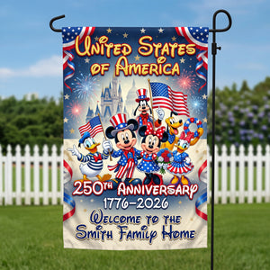 Family Pride Garden Flag - Personalized Gifts For Patriotic Family 01TYTN030626