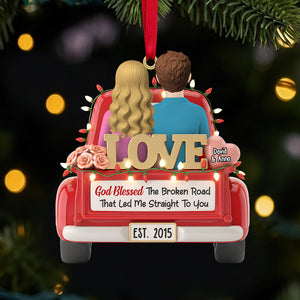 Personalized Gifts For Couple Christmas Ornament 04natn171025