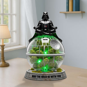 The Force Weed Acrylic Plaque - Personalized Gifts For Weed Lovers 02TOTN160625