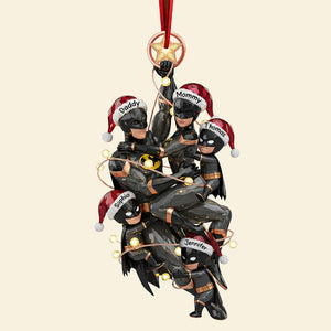 Night Hero Family Tree Ornament, Personalized Gifts For Family 04qhqn230925