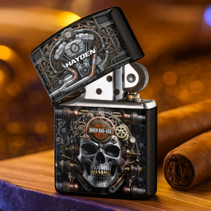 Badass Biker Lighter - Personalized Gifts For Motorcycle Lovers 03QHLU310725