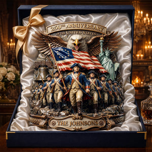 250 years USA Acrylic Plaque - Personalized Patriotic Gifts 02TYLU110326