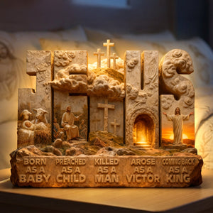Praise The Lord Jesus Christ Light Box - Easter Gifts For Christians 07qhqn290126