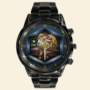 Military Men's Watch - Personalized Gifts For Veteran 04naqn250725