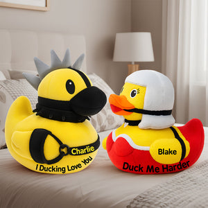 Naughty Duck Couple Pillow Personalized Gifts For Couple 03NADT191125
