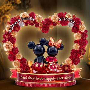 Romantic Couple Acrylic Light Box - Personalized Gifts For Couples 06toqn111225