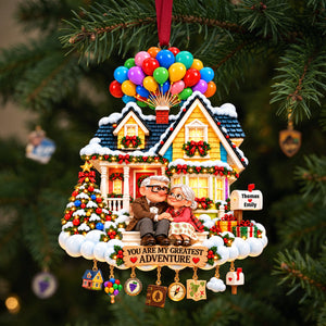 You Are My Greatest Adventure Couple Ornament - Personalized Gifts For Couple Christmas Ornament 11OHLU191026