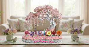Floral Garden Acrylic Plaque - Personalized For Grandma/ Mom 02KIMG050226