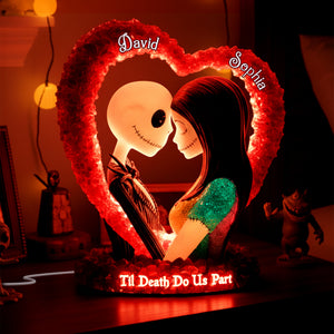 Romantic Skeleton Couple Light Box - Personalized Gifts For Couple 01hylu161225