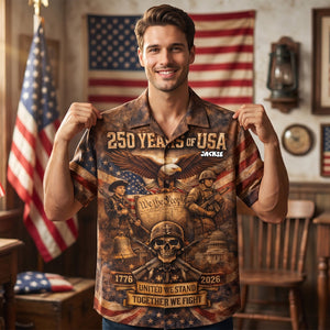 Freedom Spirit Hawaiian Shirt Personalized Patriotic Gifts 02TYDH140426