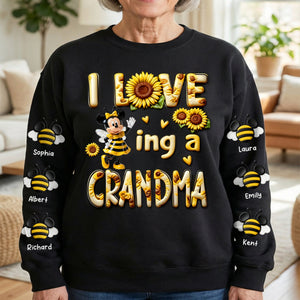 Sunflower Garden Bee 3D Sweatshirt - Personalized Gifts For Mom 04toqn250226