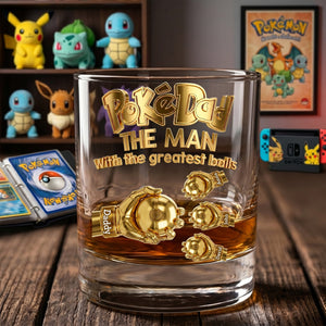 Pocket Monster Dad Fist Bump Glass- Personalized Gifts For Dads 03OHLU210526