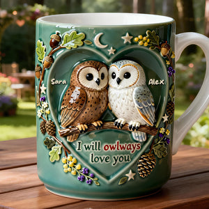 Owl Couples Coffee Mug - Personalized Gifts For Couples 03nadt200126