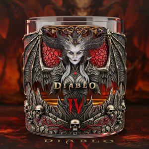 Demon Goddess Drinking Glass - Personalized Gifts For Gamer 04QHLU250825