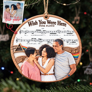Pink Floyd Rock Legends Christmas Ornament - Personalized Custom Photo Gift For Family 01HUTA261026