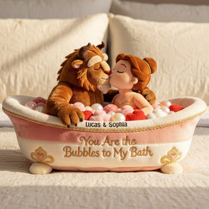 Romantic Shower Couple Pillow - Personalized Gifts For Couple 03natn151225