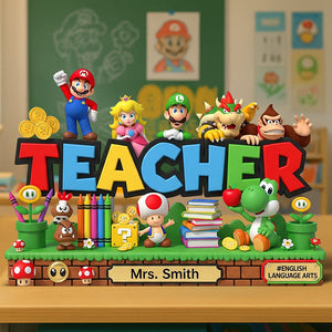 Plumber Fans Plaque - Personalized Gifts For Teacher 02tgqn160625