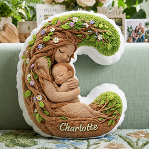 Forest Mom Alphabet Custom Shaped Pillow - Personalized Gifts For Mother 01huta221225