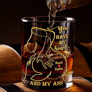 Spicy Love Round Glass - Personalized Gift For Couples 03NALU021225
