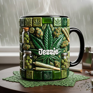 Canabis Coffee Mug - Personalized Gifts For Stoner 01tota090126