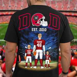 Football Lover Dad Shirt - Personalized Gifts For Father's Day 04huqn260526-Homacus