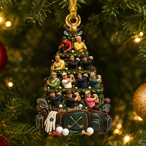 Merry Golfmas Christmas Ornament - Personalized Gifts 09NADH290826