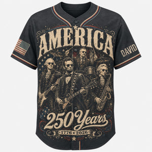 America 250th Anniversary Baseball Jersey - Personalized Gifts For Patriots 05naqn150626