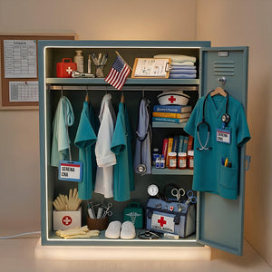 Nurse Personal Locker Light Box, Personalized Gifts For Nurse 01qhdt201225