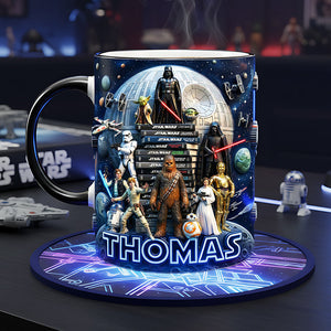 Cosmic Coffee Accent Mug - Personalized Gifts Cosmic Lovers 01huta060126