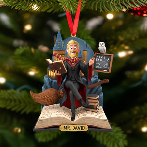 Personalized Gifts For Teacher Christmas Ornament 01natn031025