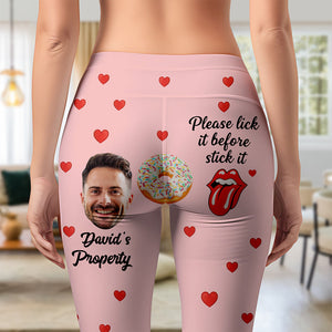 Naughty Couple Leggings - Custom Photo Gifts For Her 05kiqn031225