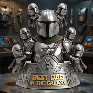 Best Space Dad Acrylic Plaque - Personalized Gifts For Dads 02OHLU010526
