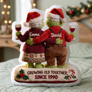 Growing Old Together Pillow - Personalized Gifts For Couple 03PGTA231026