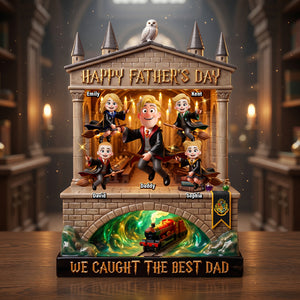 Best Dad Riding Acrylic Plaque - Personalized Gifts For Dads 01QHQN150526
